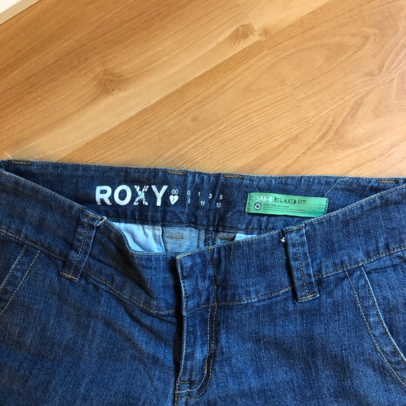 Roxy Sano Wide Leg Blue Jeans - size 7 - Picture 6 of 8